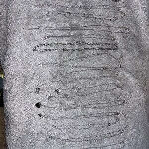 Gray Textured Women's Jacket